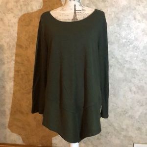 SALE🔥4 for 25🔥 💚Como Blu, Forest Green, Woman’s Top 2X NWT